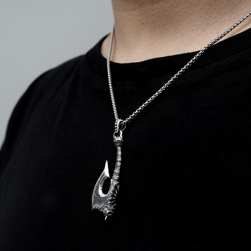 WorldNorse Halskette aus 925er Sterlingsilber mit Wikinger Axt und Gorehowl - image 2