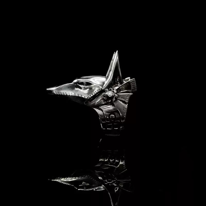 WorldNorse Anubis-Ring aus 925er Sterlingsilber im gotischen Stil - image 2