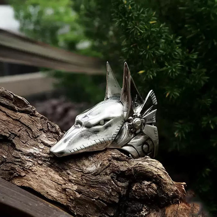 WorldNorse Anubis-Ring aus 925er Sterlingsilber im gotischen Stil - image 3