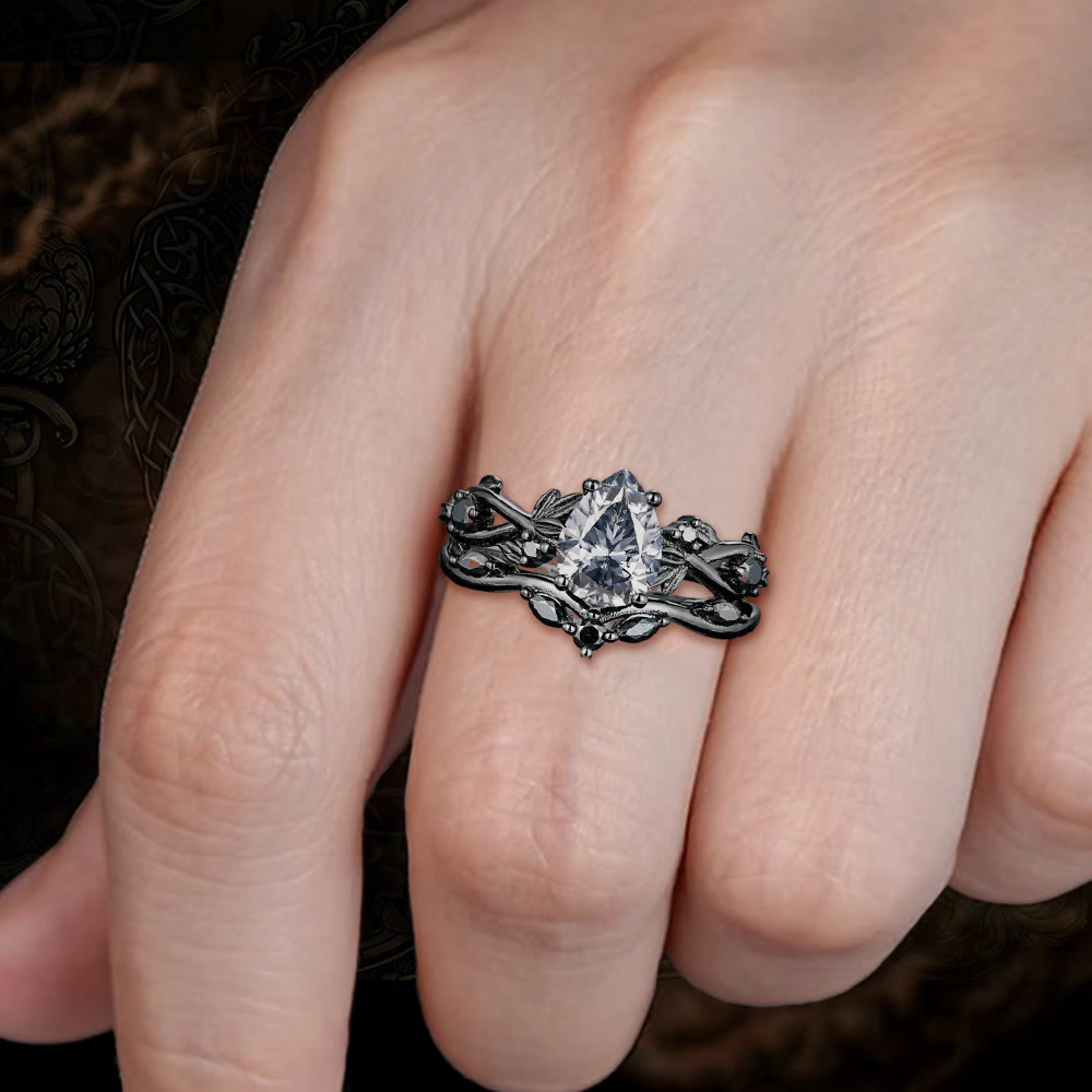 WorldNorse Zweiteiliges Ringset Mit Yggdrasil Tropfen - image 12