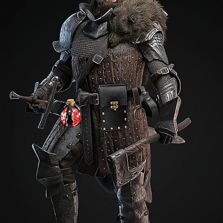 WorldNorse Mittelalterliche Gürteltasche, Handy-Gürteltasche aus Leder - image 7