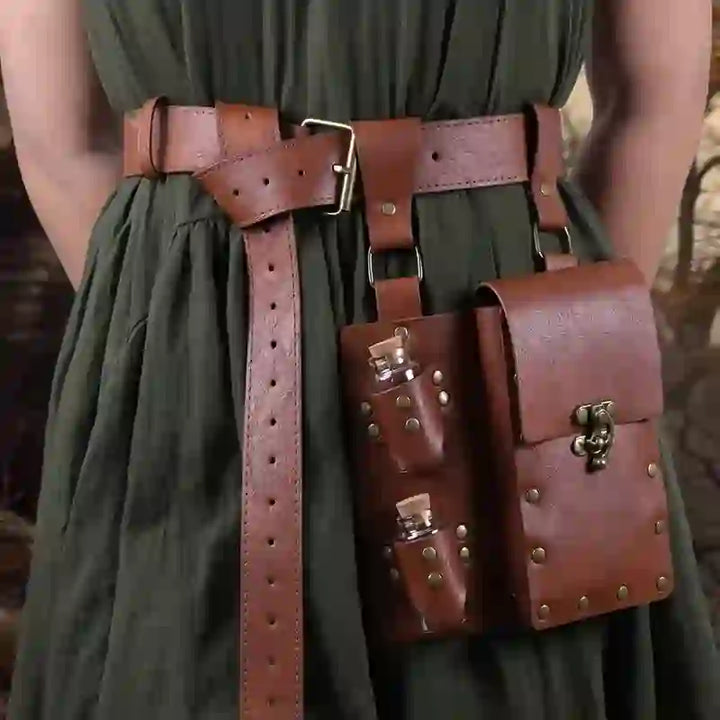 WorldNorse Vintage-Gürteltasche mit Zaubertrankflasche - image 1