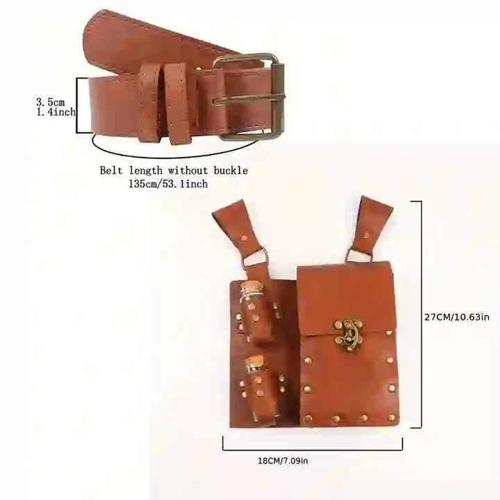 WorldNorse Vintage-Gürteltasche mit Zaubertrankflasche - image 4