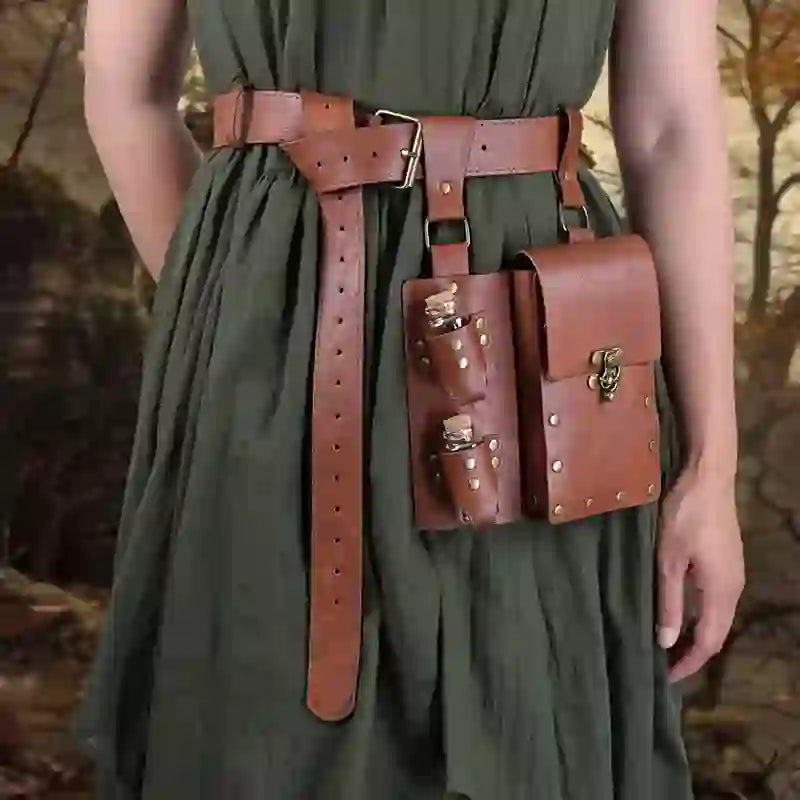 WorldNorse Vintage-Gürteltasche mit Zaubertrankflasche - image 2