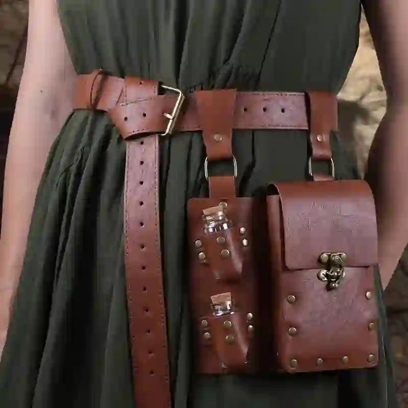 WorldNorse Vintage-Gürteltasche mit Zaubertrankflasche - image 3