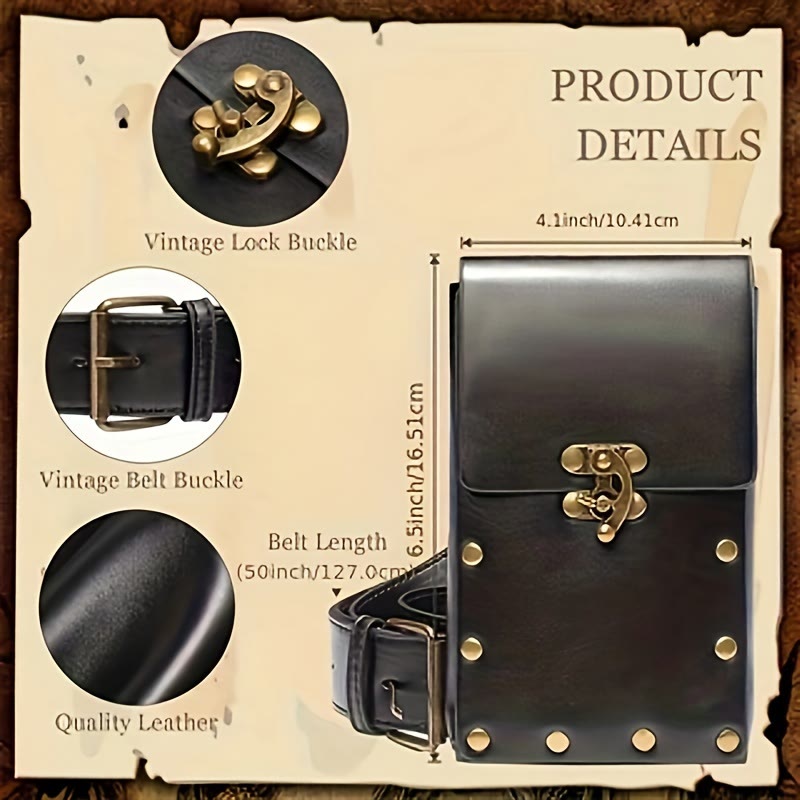 WorldNorse Renaissance-Kostümzubehör-Gürteltasche - image 6