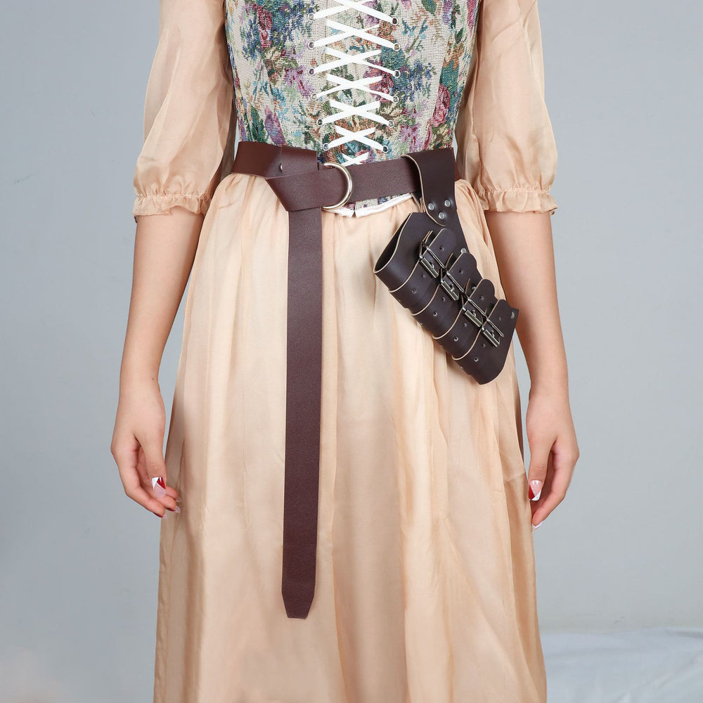 WorldNorse Mittelalterlicher Ritter-Wikinger-Schwertgürtel mit Scheide - image 1