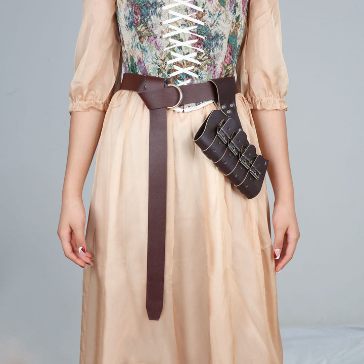 WorldNorse Mittelalterlicher Ritter-Wikinger-Schwertgürtel mit Scheide - image 1