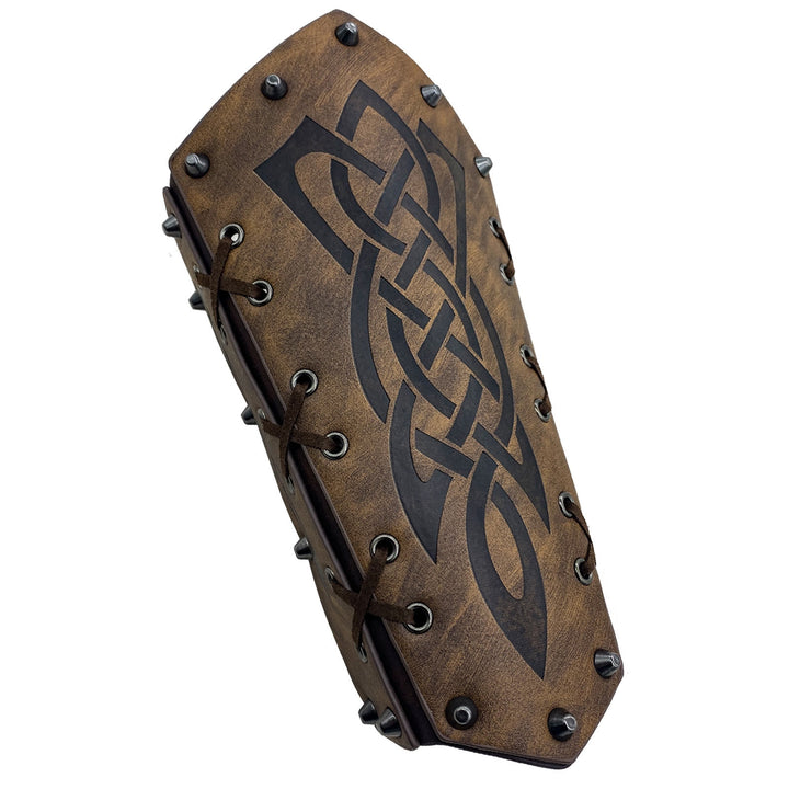 WorldNorse Armschienen mit Schnürung, Wikinger-Krieger, Eimer-Spikes - image 3
