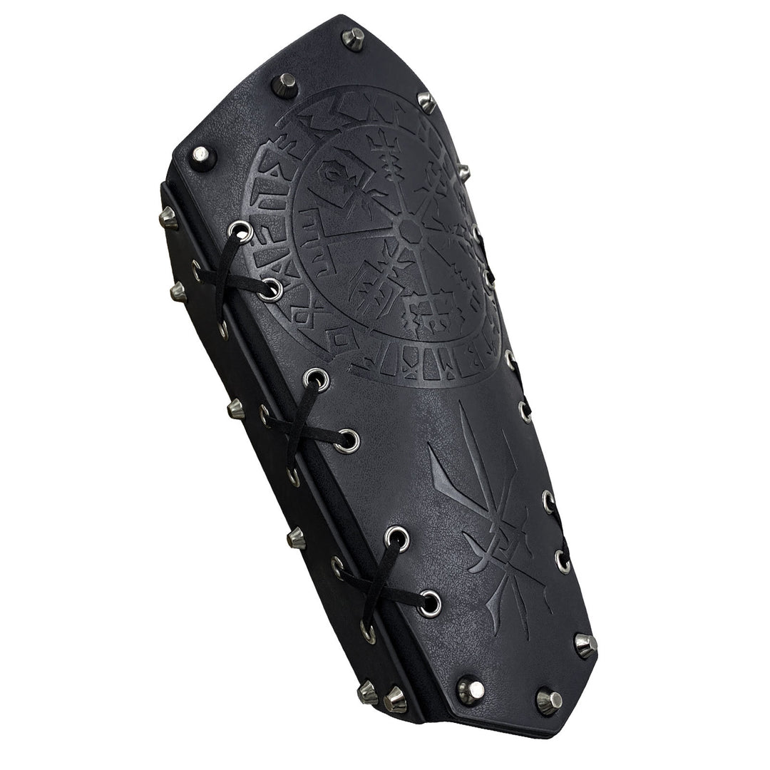 WorldNorse Armschienen mit Schnürung, Wikinger-Krieger, Eimer-Spikes - image 23