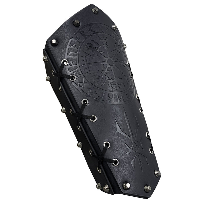 WorldNorse Armschienen mit Schnürung, Wikinger-Krieger, Eimer-Spikes - image 23