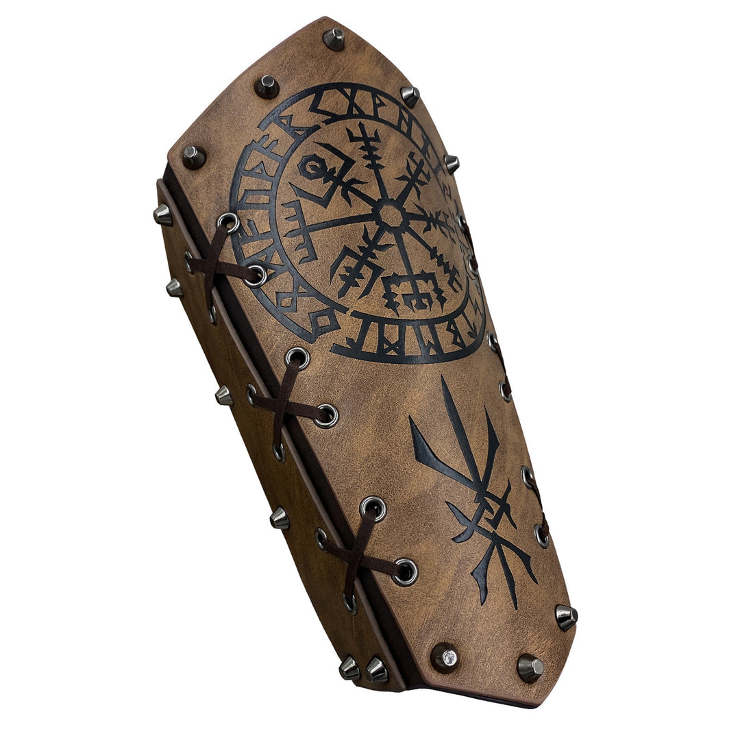 WorldNorse Armschienen mit Schnürung, Wikinger-Krieger, Eimer-Spikes - image 20