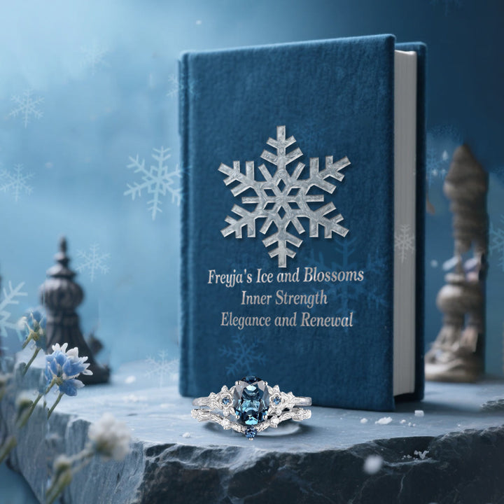 WorldNorse Freyjas Eis- und Blütenring-Set - image 3