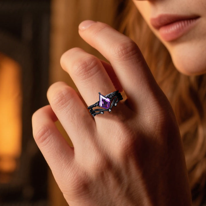 WorldNorse Nordisches Mitternachtszauber-Ringset - image 1