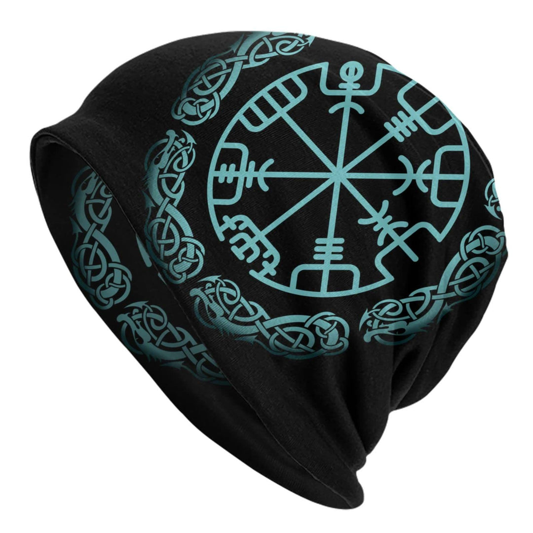 WorldNorse Vegvisir Schwarze Mütze - Vegvisir - image 0