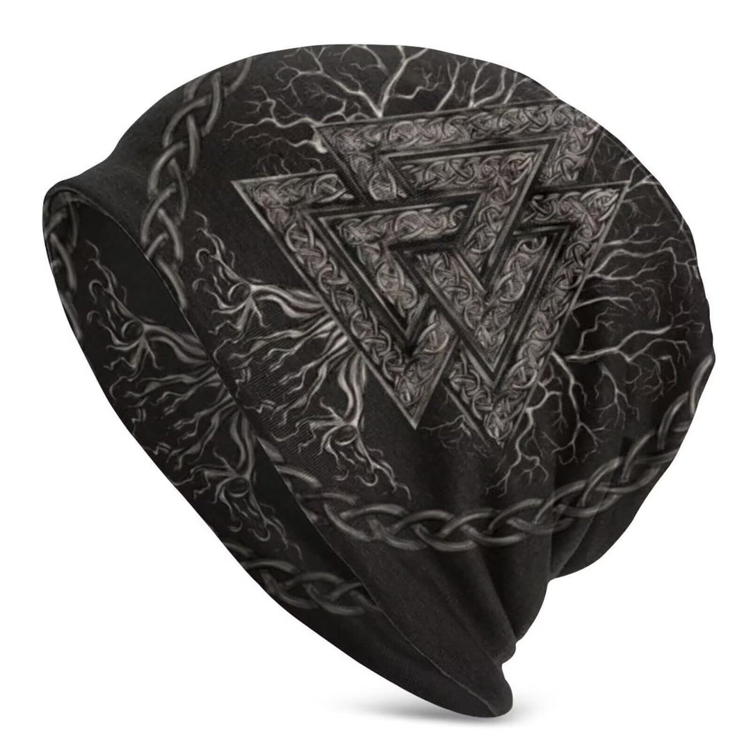WorldNorse Baum des Lebens Valknut Beanie - Valknut - image 0
