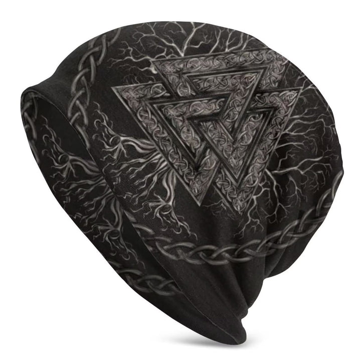 WorldNorse Baum des Lebens Valknut Beanie - Valknut - image 0