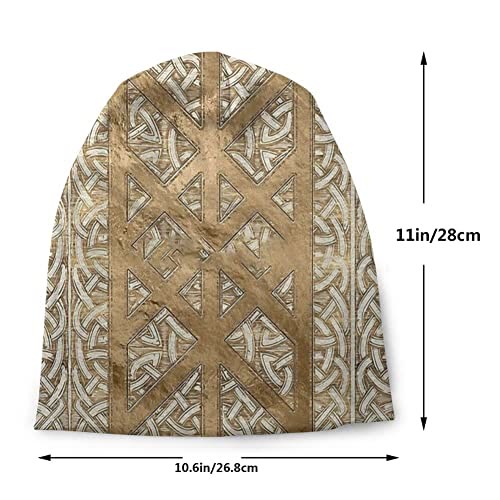 WorldNorse Wikinger-Mütze mit Keltischer Knoten, Odin - image 2
