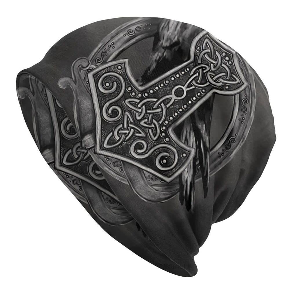 WorldNorse Wikinger Mjölnir Mütze mit Keltischer Knoten - Mjölnir - image 0