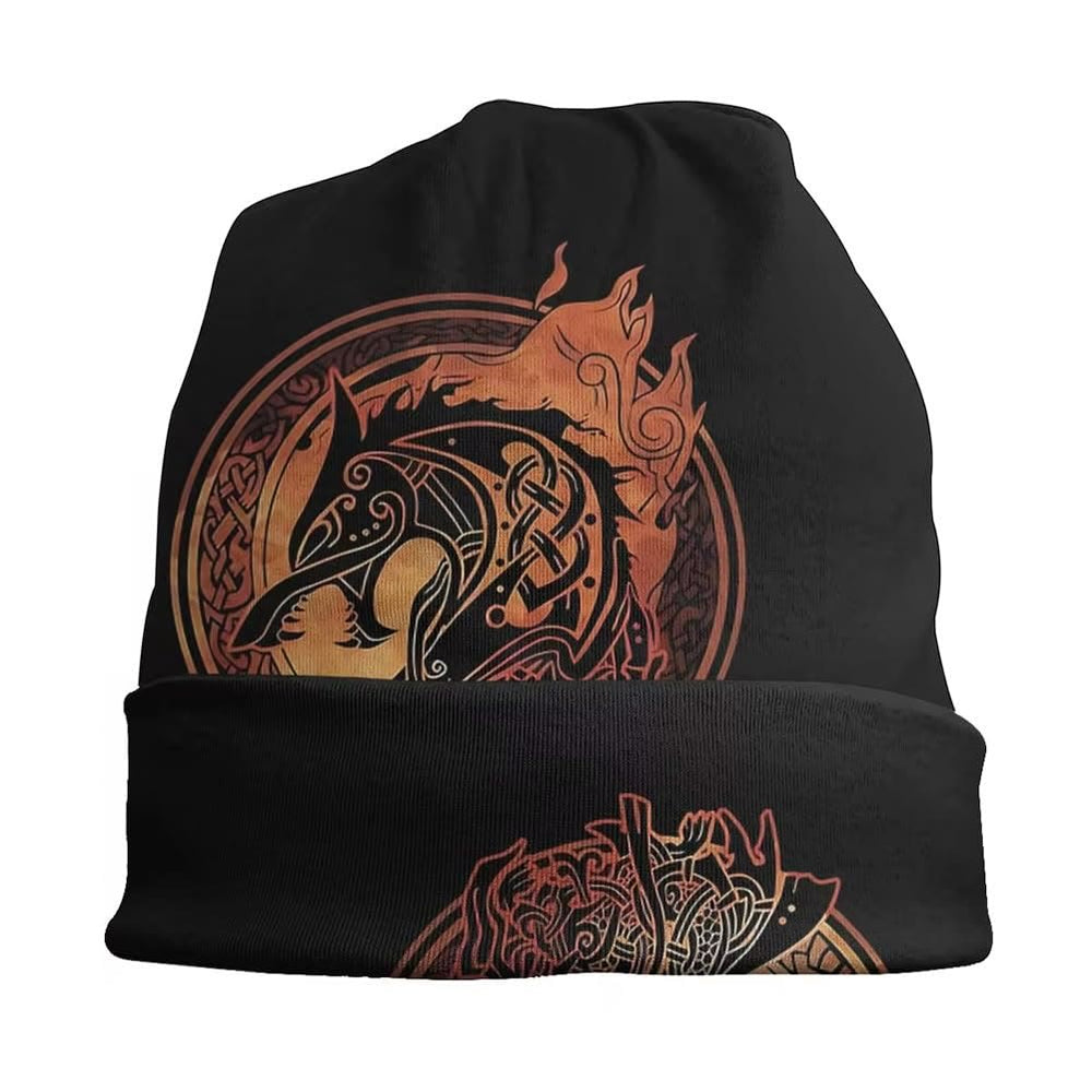 WorldNorse Beanie mit Nordischer Drache und Keltischer Knoten  - image 2