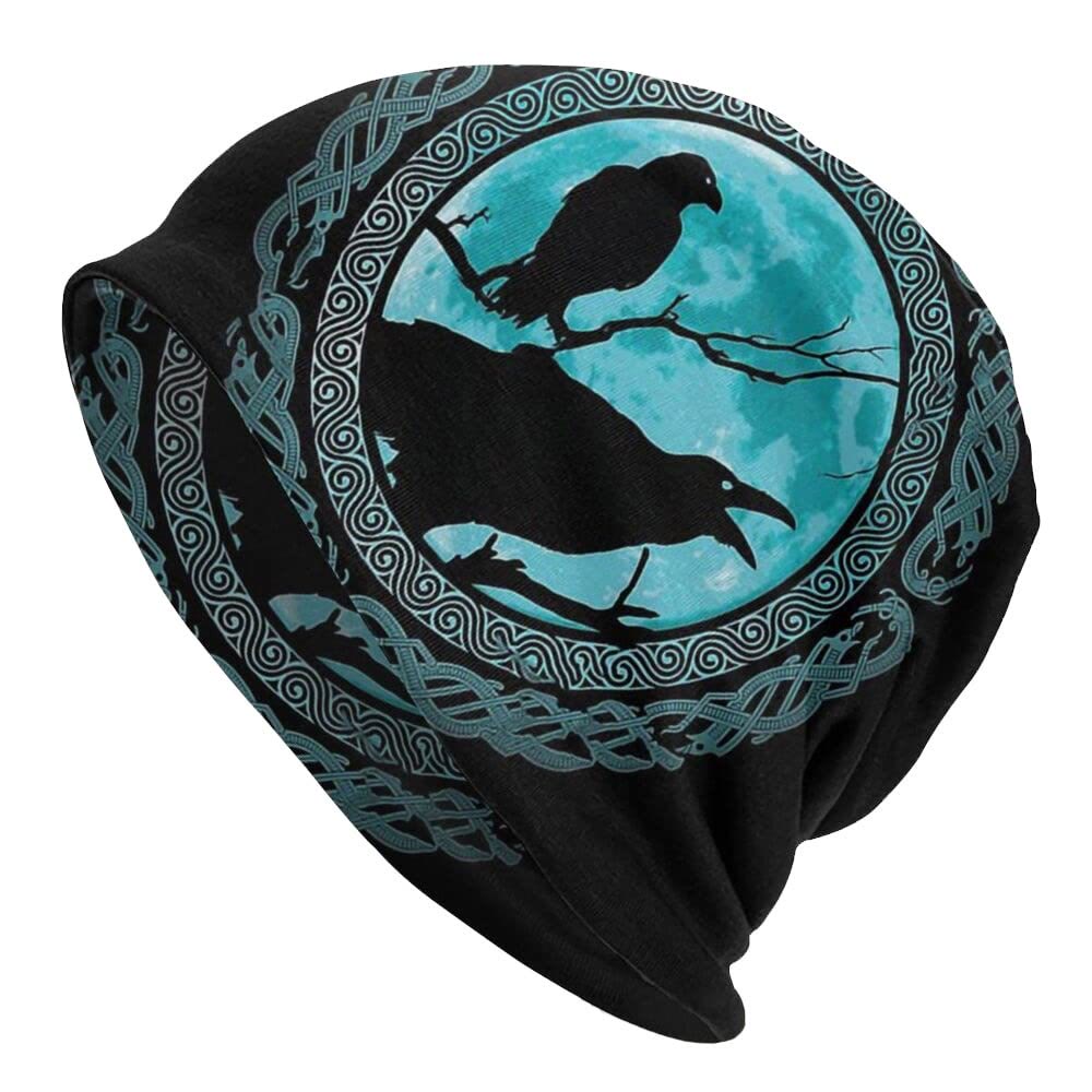 WorldNorse Raven Keltischer Knoten Beanie  - Raven - image 1