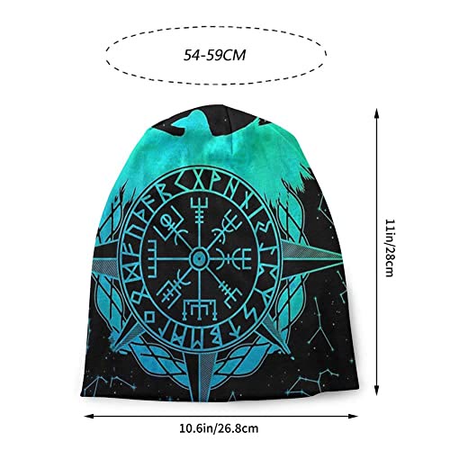 Beanie mit Vegvisir -Aufdruck von WorldNorse Compass  - image 2