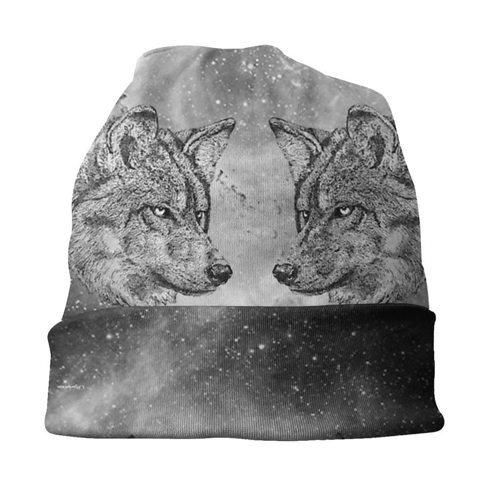 WorldNorse Wikingerwölfe Graue Beanie  - image 1