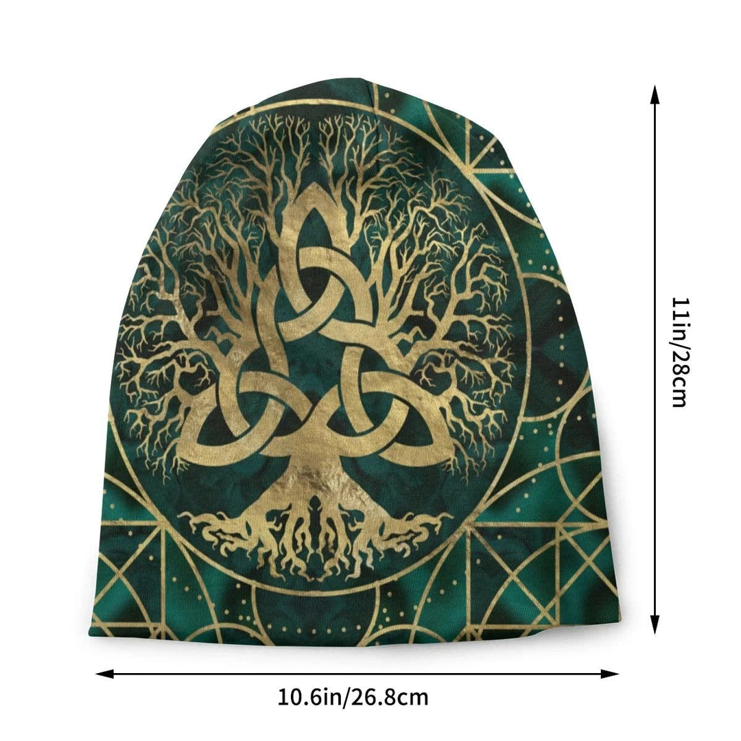 WorldNorse Beanie mit Baum des Lebens, Triquetra  - image 1