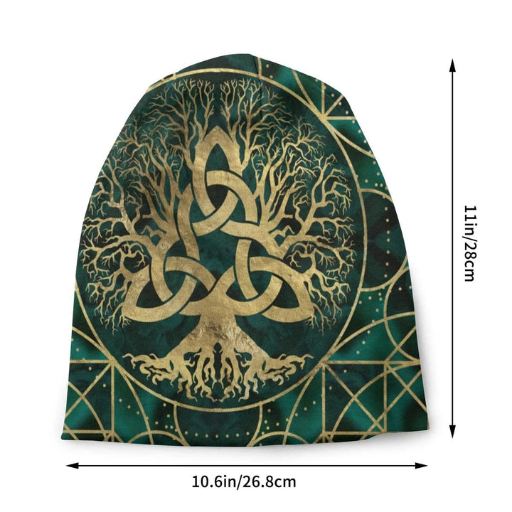 WorldNorse Beanie mit Baum des Lebens, Triquetra  - image 1