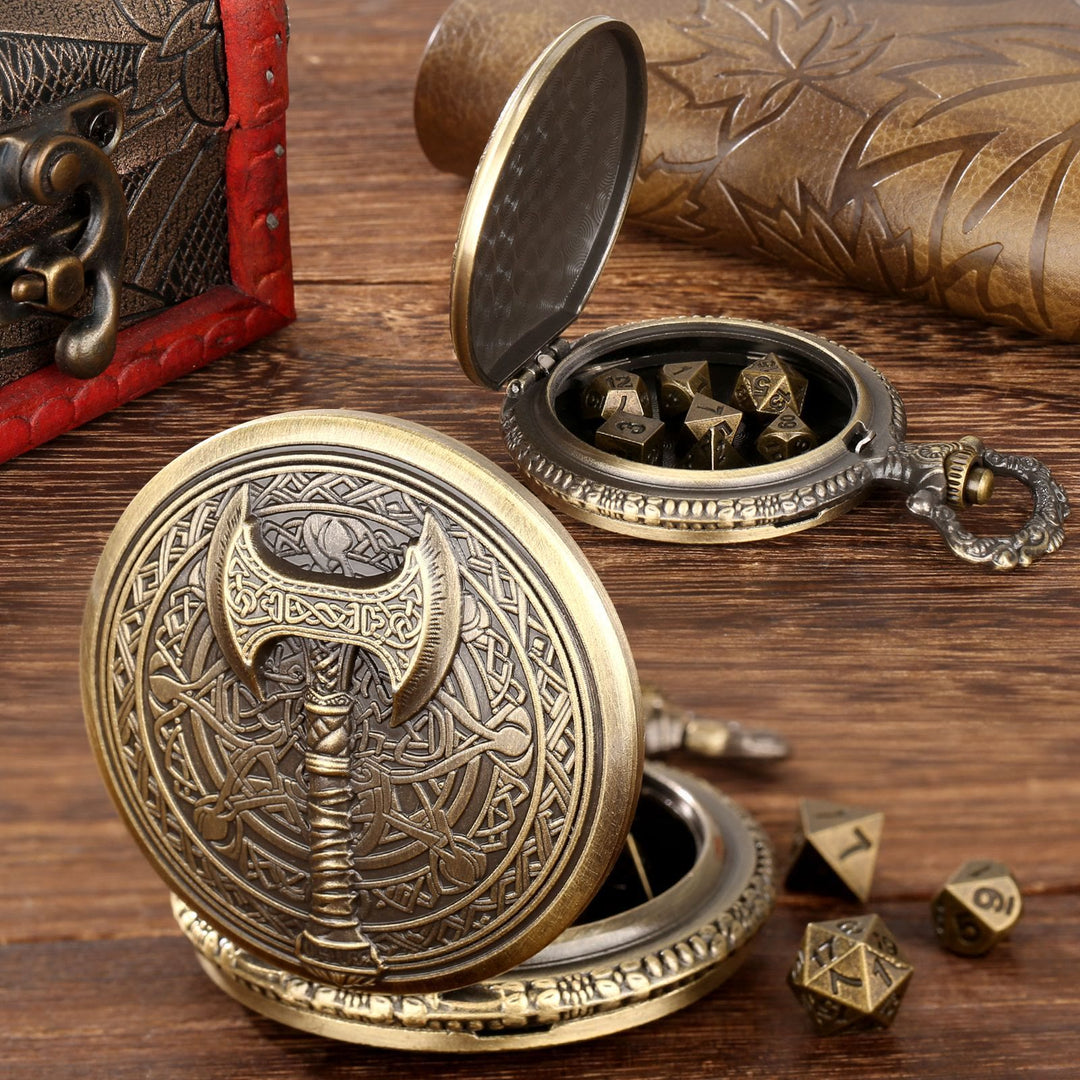 WorldNorse Wikinger Axt, dreidimensionale Würfel-Hüftkette - image 3