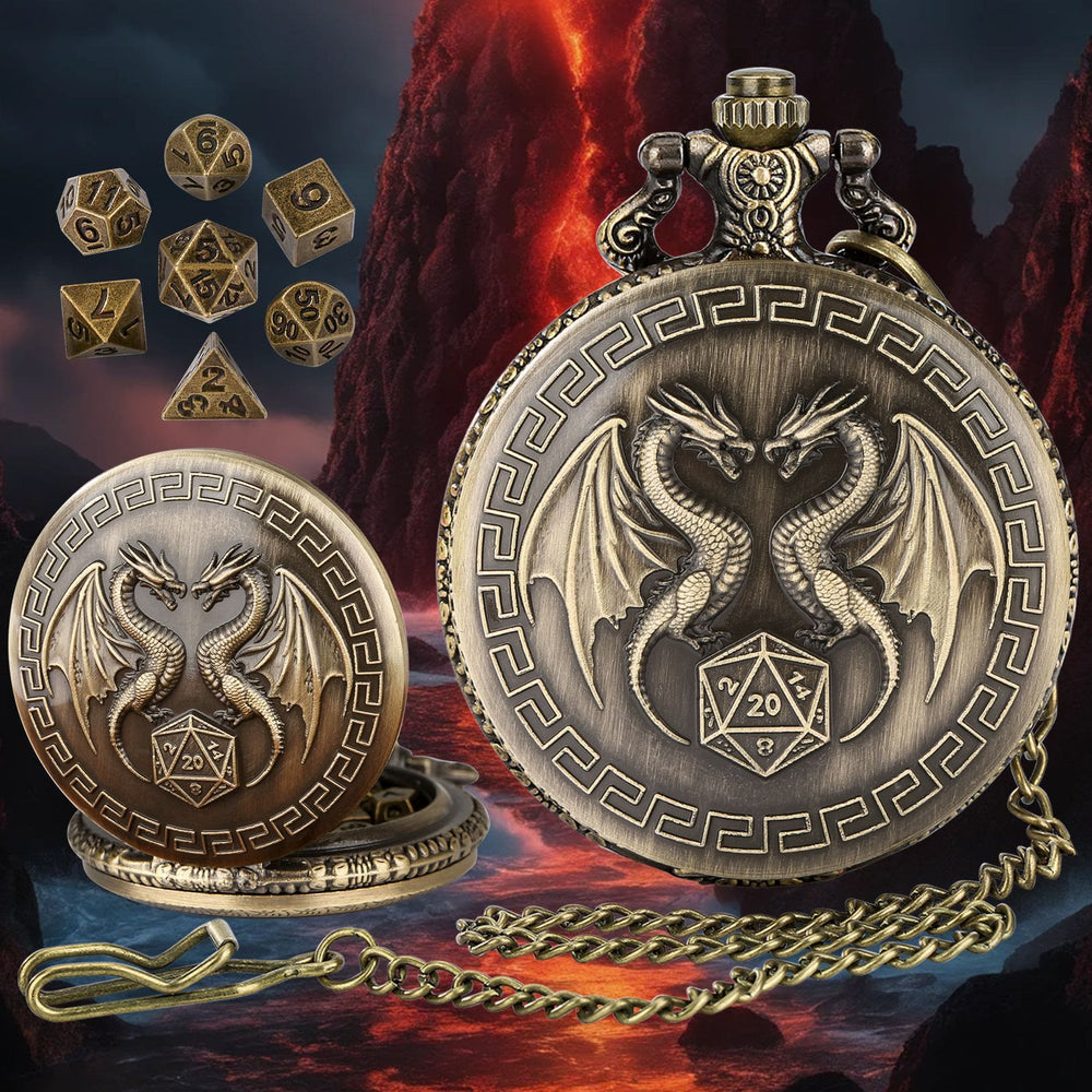 WorldNorse Doppeldrache Polyedrische Würfel Taillenkette - image 1