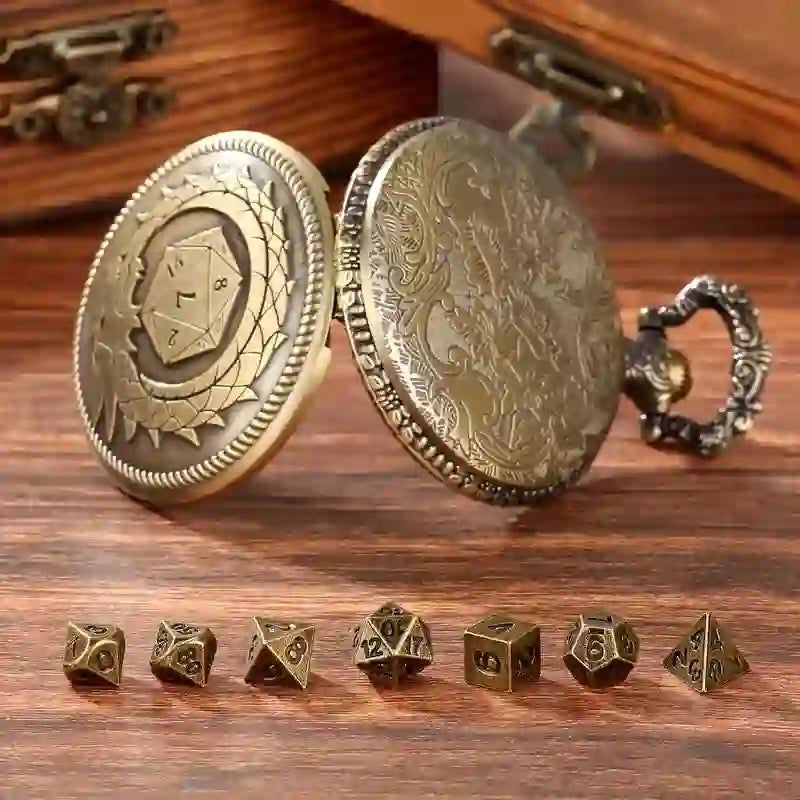 WorldNorse Bronze Drachen Mini Würfel Taille Kette - image 5