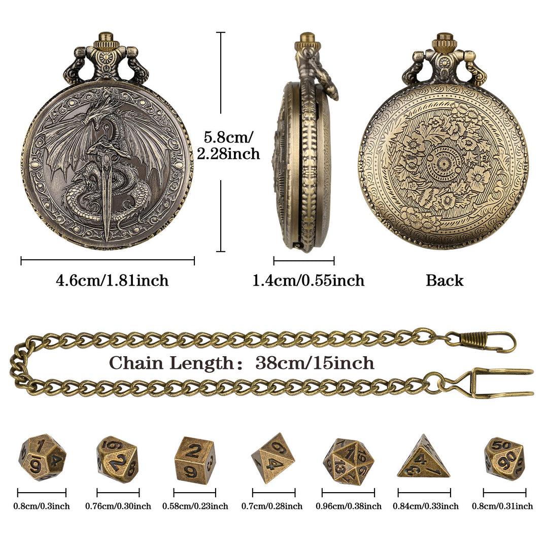 WorldNorse Schwert Drachenetui Würfel Taillenkette - image 6
