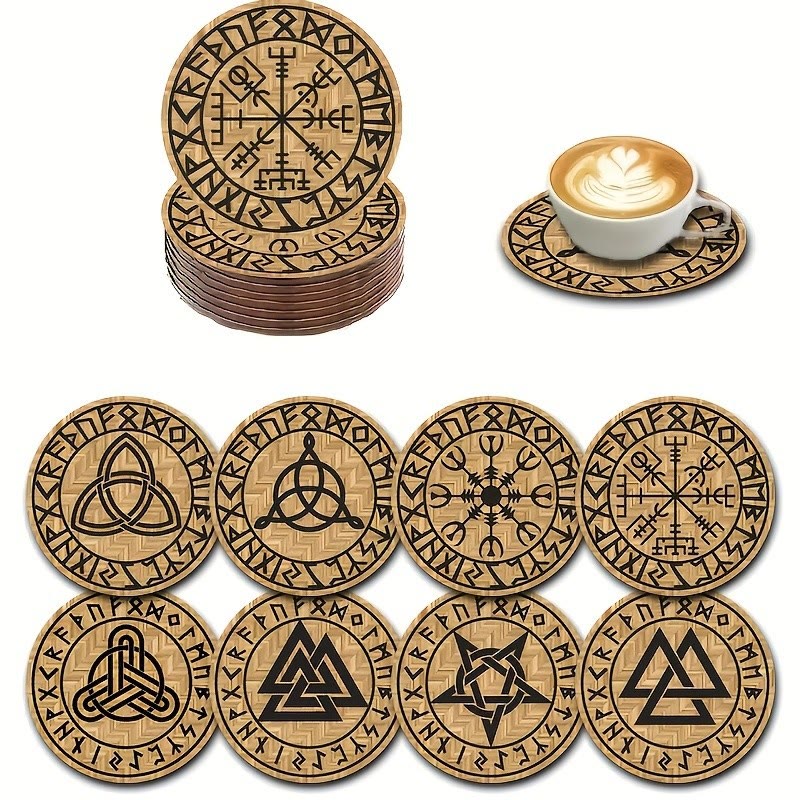 WorldNorse Isolierter Untersetzer mit Wikinger- Rune - RUNE - image 1
