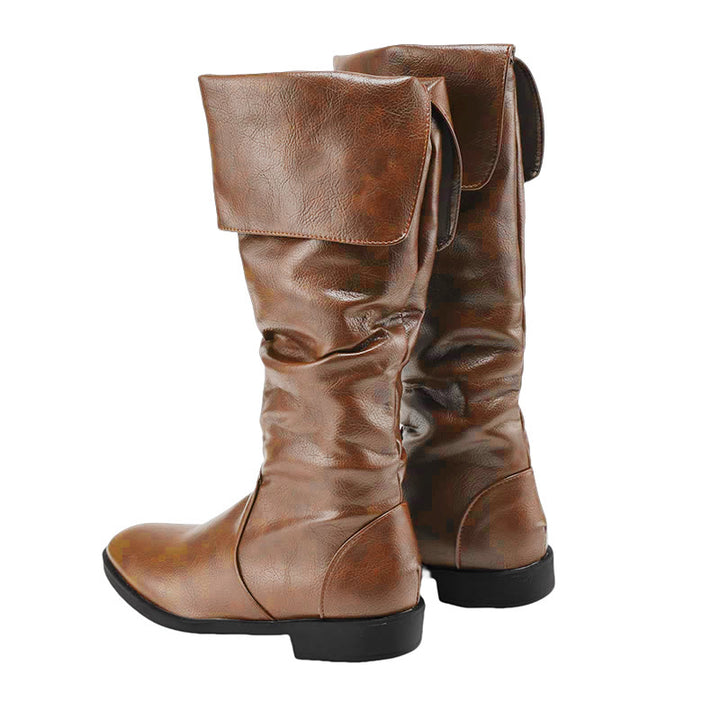 WorldNorse Mittelalterliche flache Jazzstiefel - Braun - US 13 - image 6