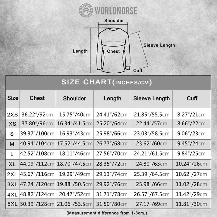 WorldNorse Eye Of Odin Warrior Raven Langes T-Shirt - image 3