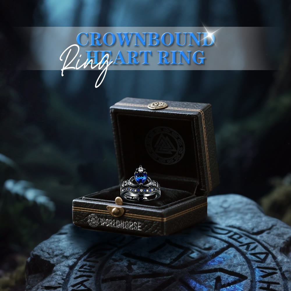 WorldNorse – Kronengebundener Herzring - image 2