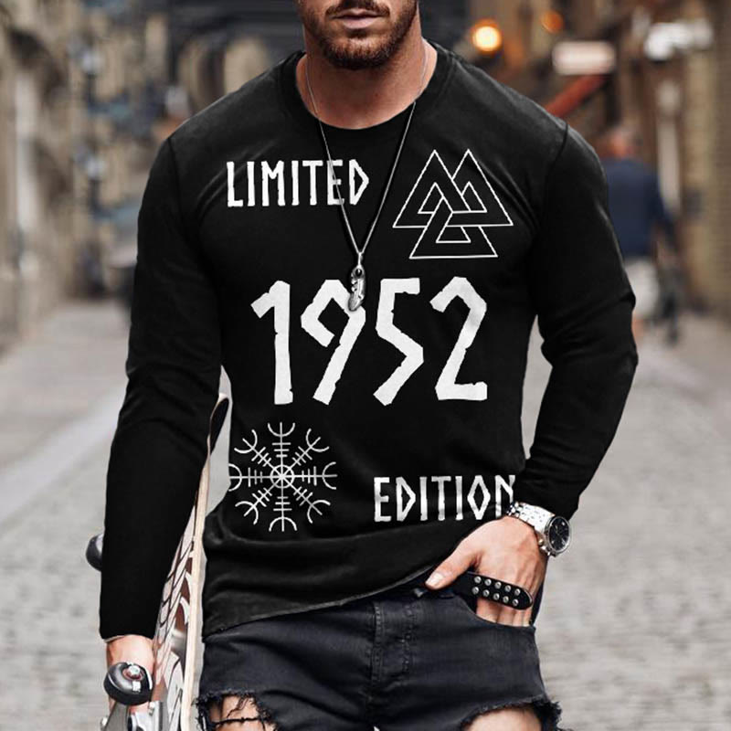WorldNorse Nineteen Fifty Two Helm Of Awe Valknut T-Shirt - US/UK/AU50, EU60 (5XL) - image 1