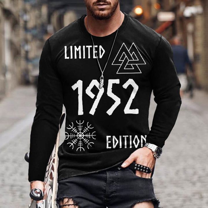 WorldNorse Nineteen Fifty Two Helm Of Awe Valknut T-Shirt - US/UK/AU50, EU60 (5XL) - image 1