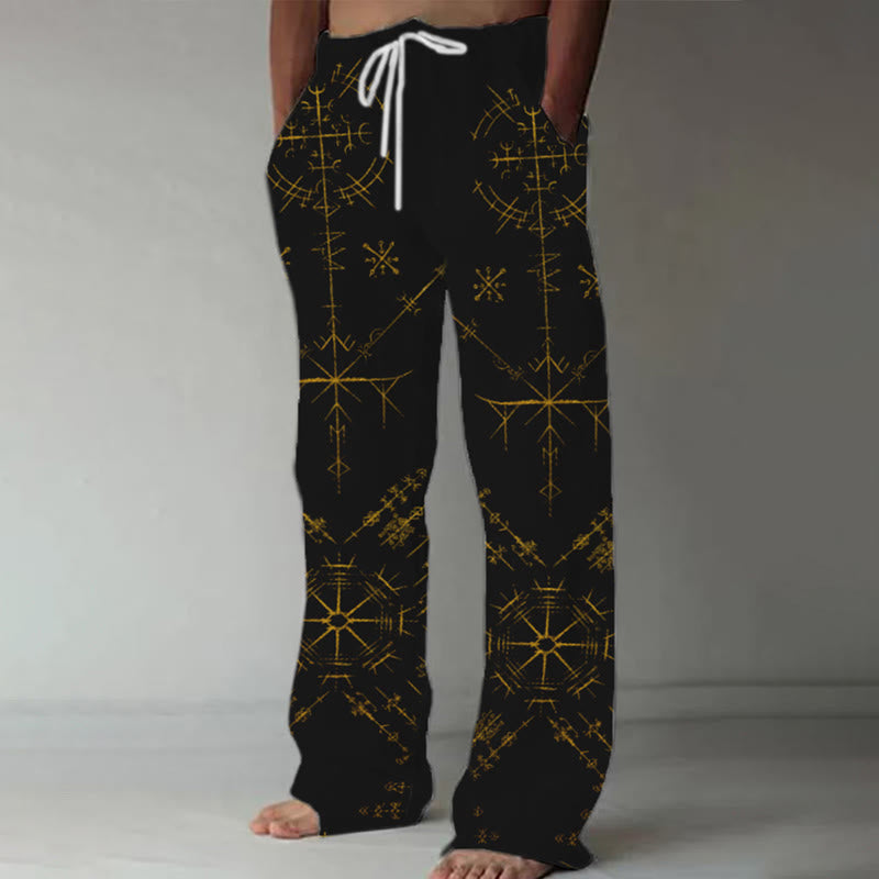 WorldNorse Freizeithose mit Kordelzug und Freizeithosen -Aufdruck - US/UK/AU52, EU62 (6XL) - image 1