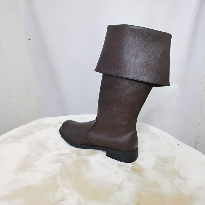 WorldNorse Viking Vintage Schnürstiefel mit niedrigem Absatz - image 15