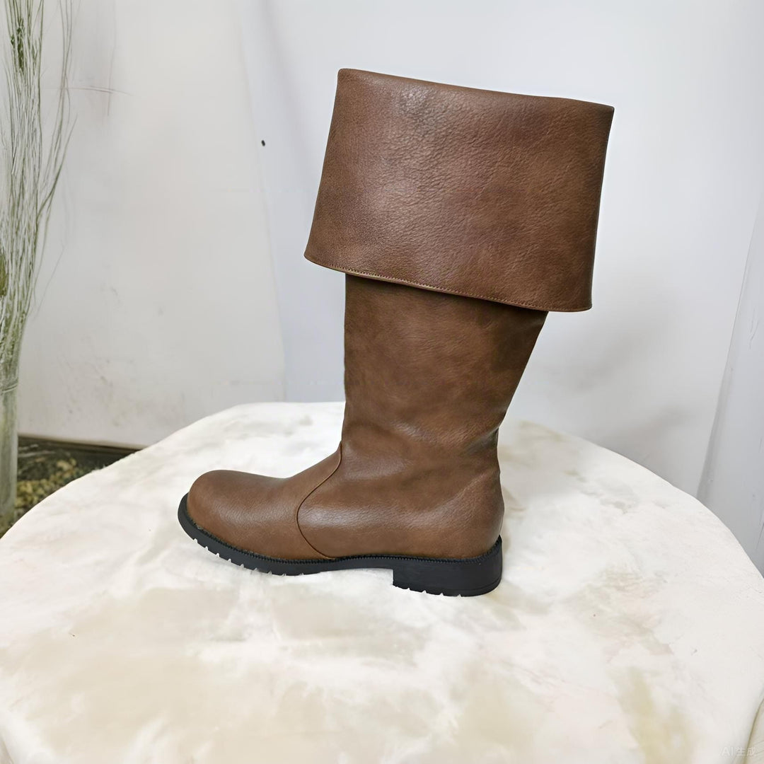 WorldNorse Viking Vintage Schnürstiefel mit niedrigem Absatz - image 3