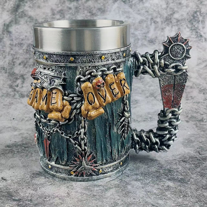 WorldNorse Gothic Game Over Bierkrug - Becher - image 1