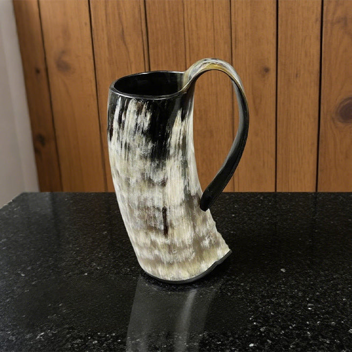 WorldNorse Viking Retro Natur Ochsenhorn Tasse - image 11