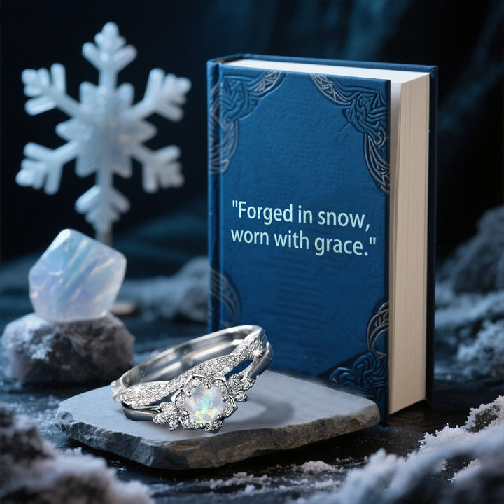 WorldNorse Schneeblumen-Kronenring - image 3