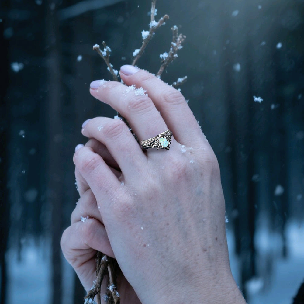 WorldNorse Schneeblumen-Kronenring - image 1