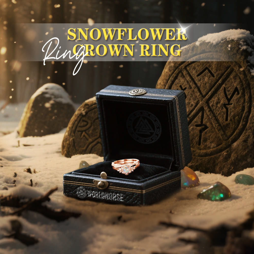 WorldNorse Schneeblumen-Kronenring - image 6