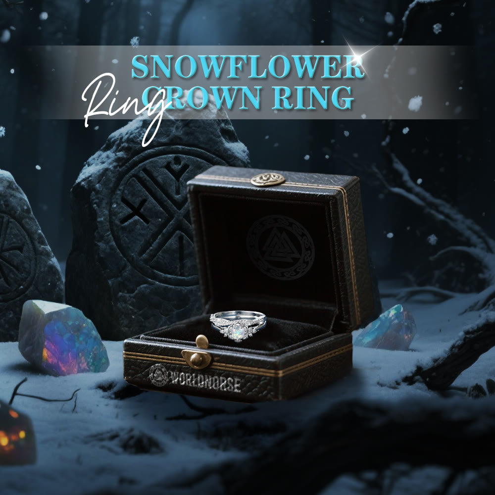 WorldNorse Schneeblumen-Kronenring - image 3