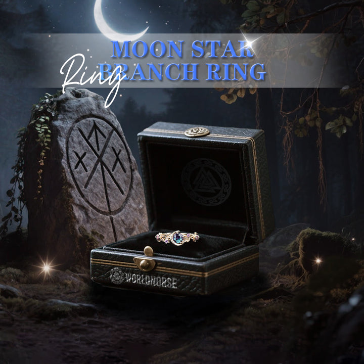 WorldNorse Mondstern-Zweigring - image 2