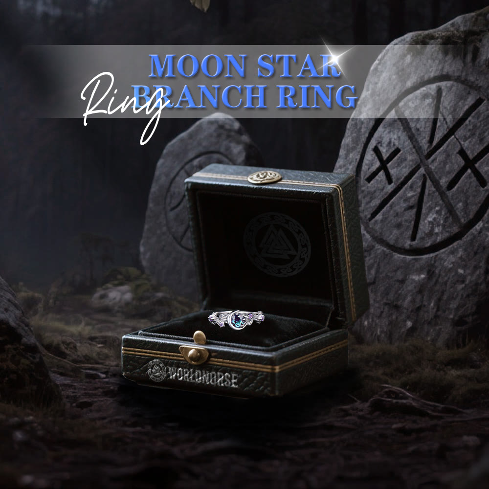 WorldNorse Mondstern-Zweigring - image 6